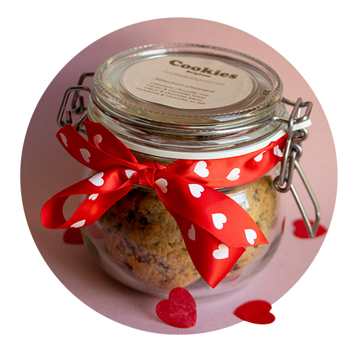 cookiesbelgium saint valentin bocal