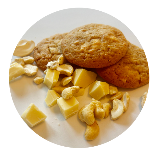 cookies cercle chocolablanc cajou