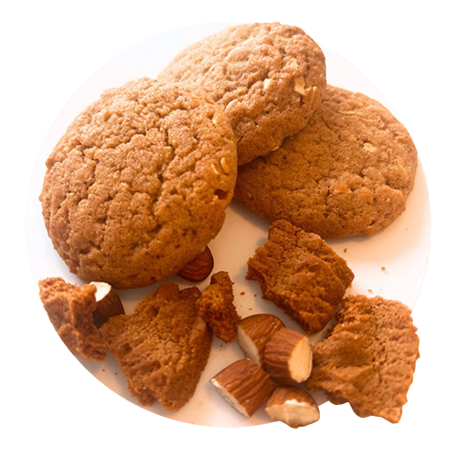 cookies cercle speculoos amandes